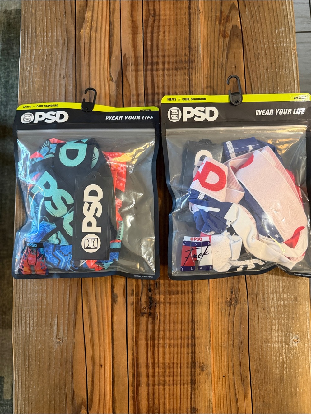 New With Tags PSD Men’s Boxer Briefs Pack —2 pair